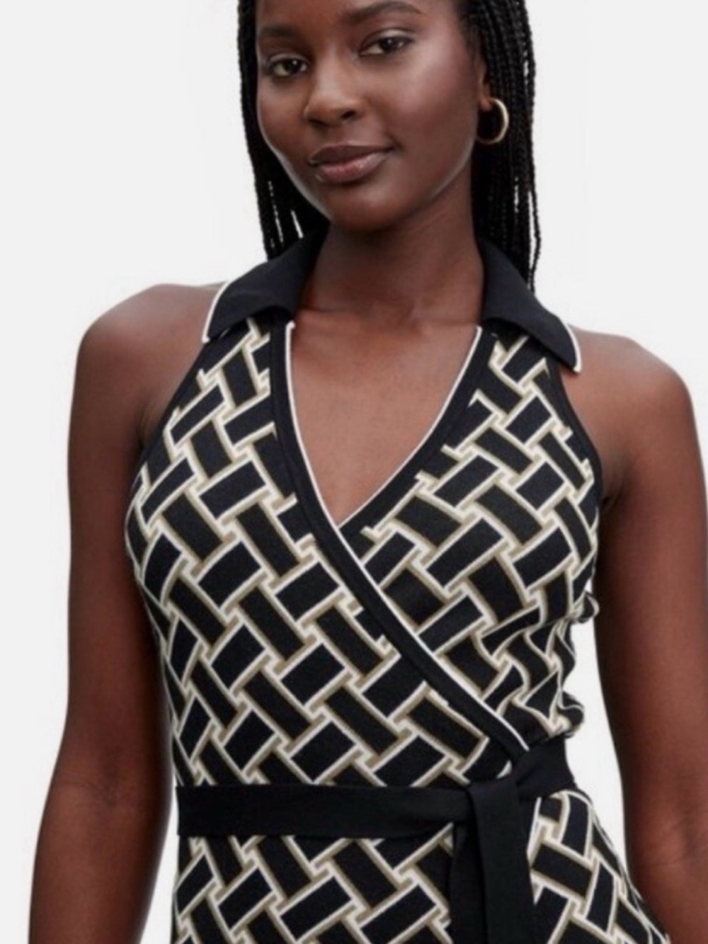 NWT Diane Von Furstenburg x Target Knit Wrap Dress, Size Small - Picture 3 of 7